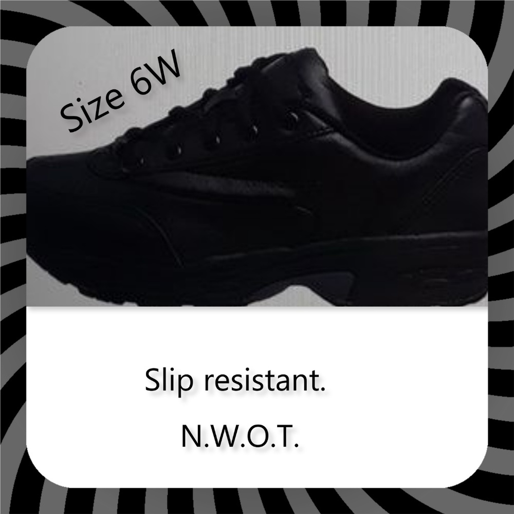100% leather, slip - resistant shoe